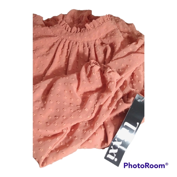 NWT TRIXXI, mini dress, burnt orange, Junior L - Picture 2 of 9